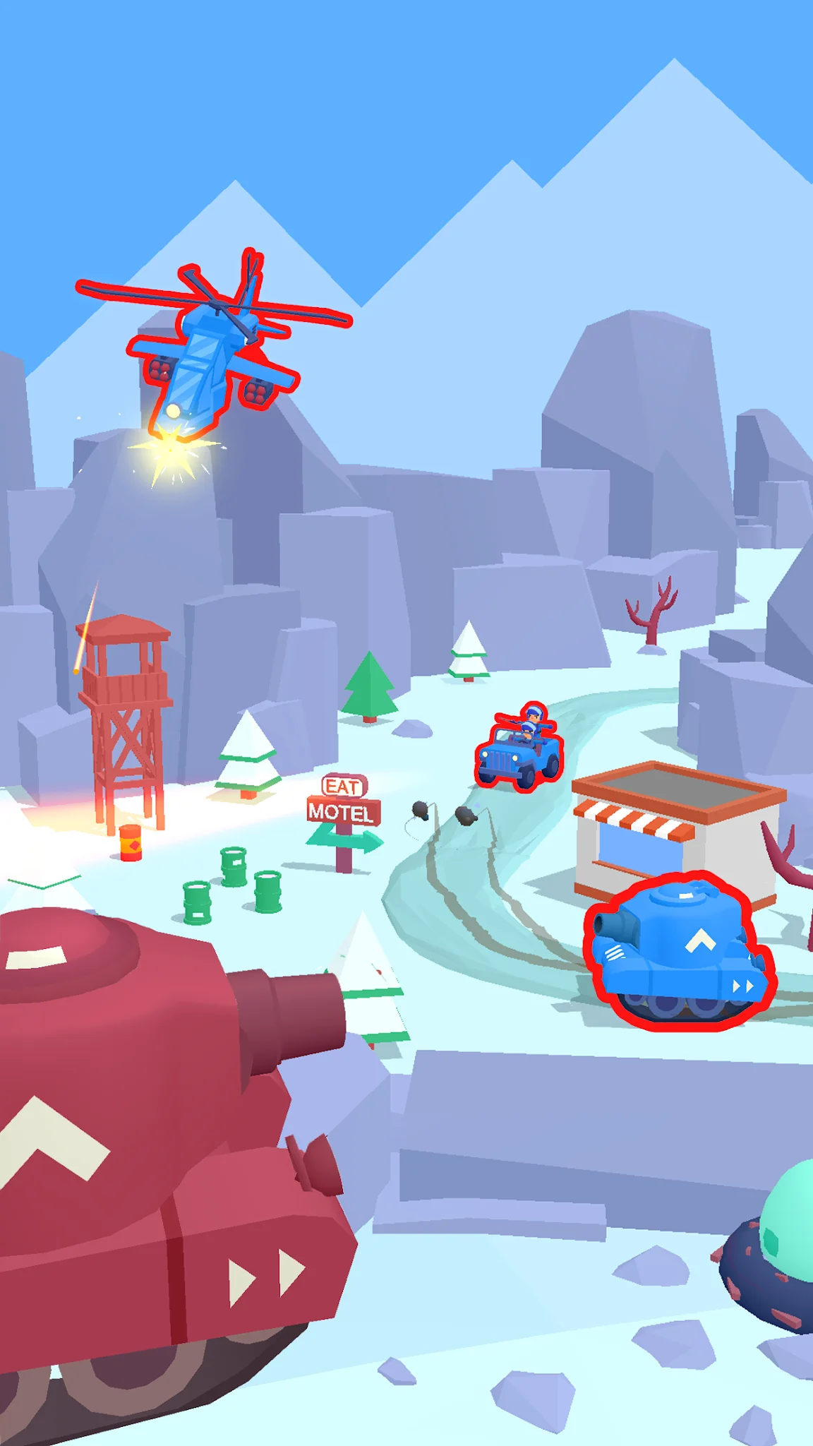 Snímek obrazovky Tank Sniper: 3D Shooting Games 4