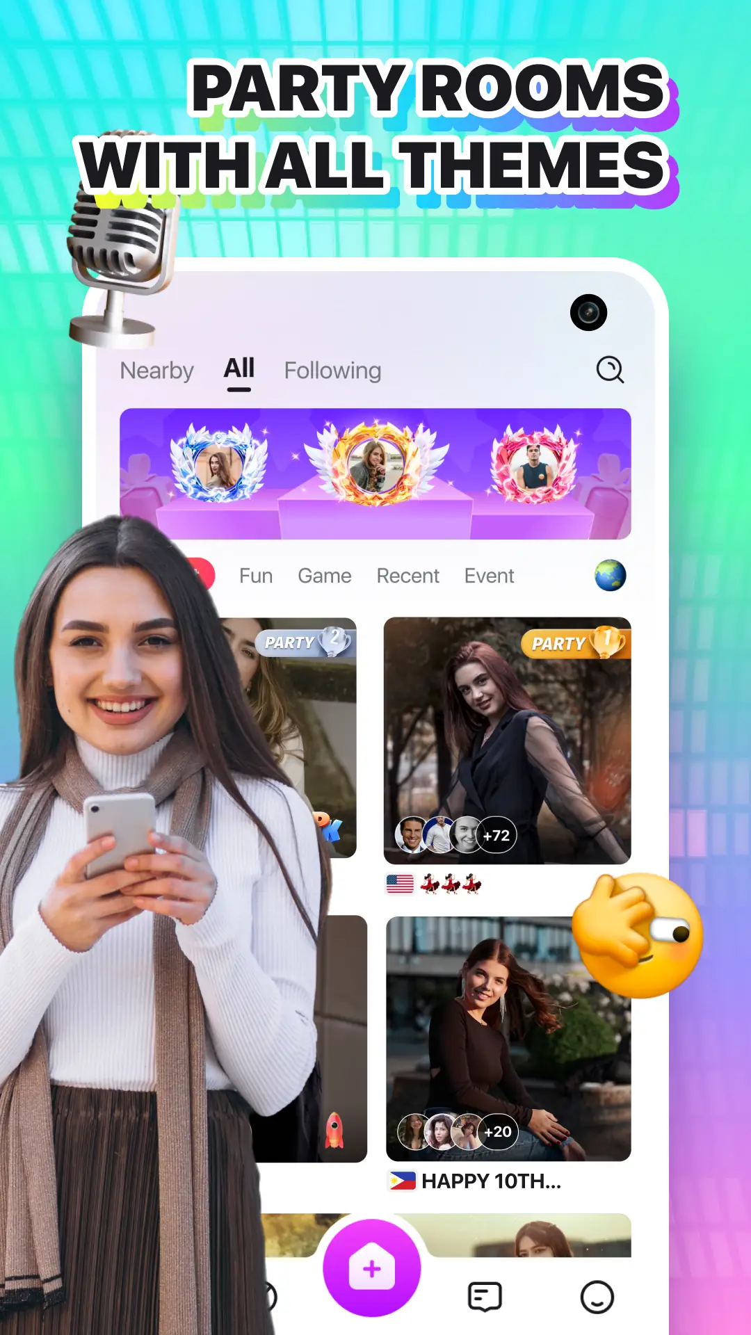 Tangkapan layar Timo Club - Video & Voice Chat 1
