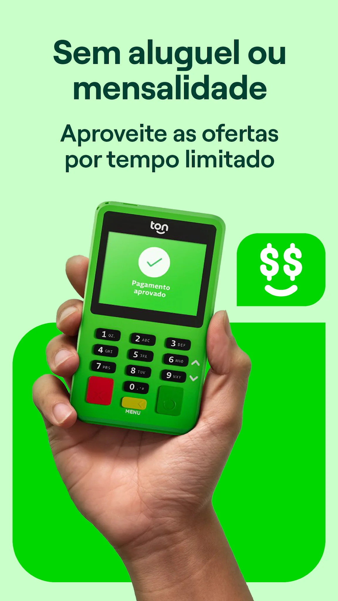Скриншот Ton: maquininha, tap e conta 5