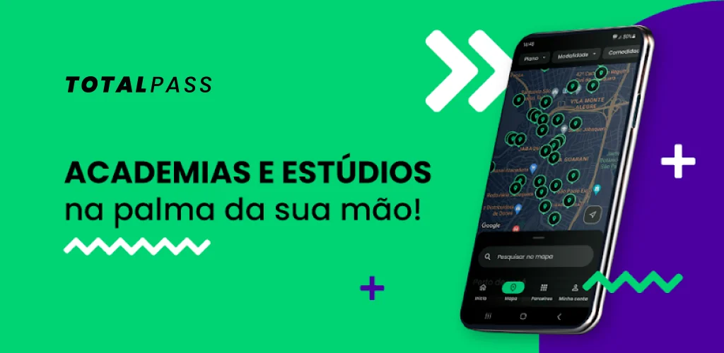 TotalPass: fitness e bem-estar ứng dụng Hình ảnh bìa cho Android