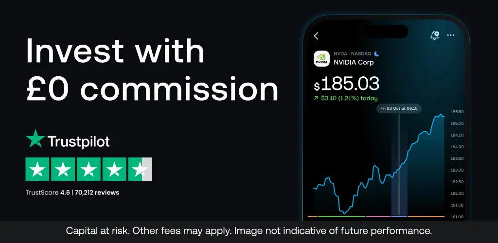 Trading 212 - Акции и Валюта приложение обложка для Android