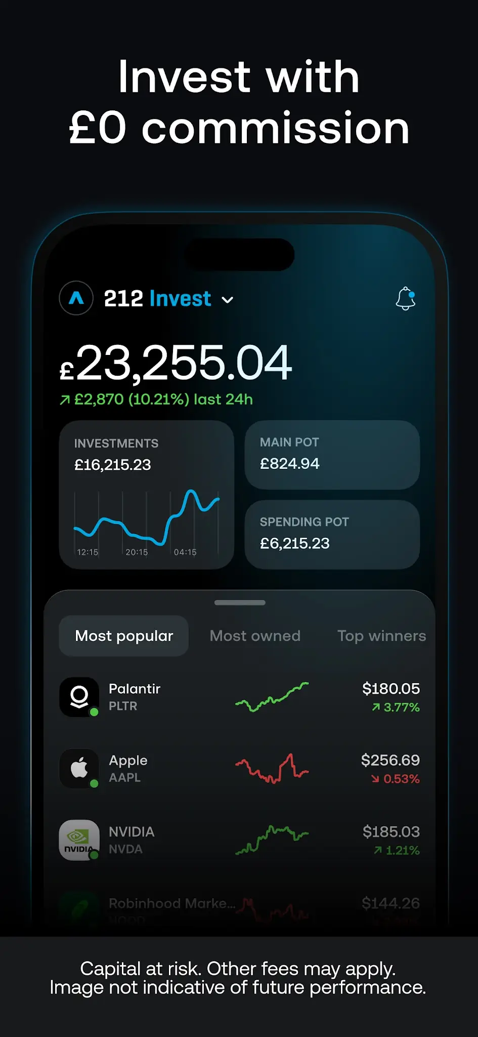 Скриншот Trading 212 - Акции и Валюта 1
