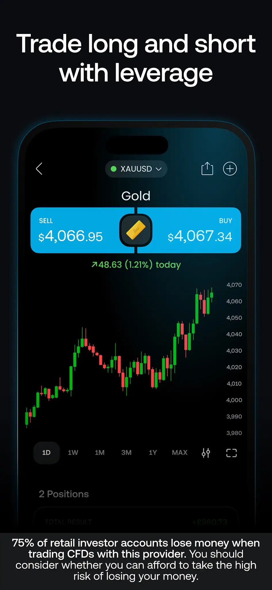 Скриншот Trading 212 - Акции и Валюта 4