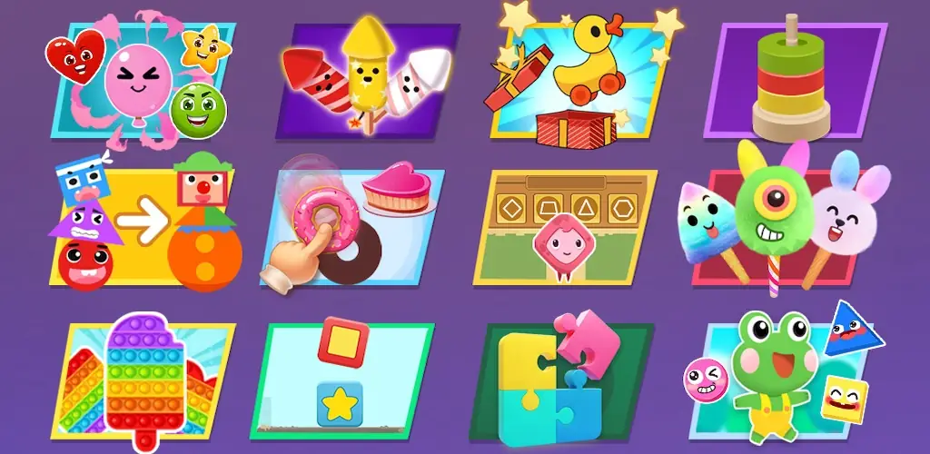 Tangkapan layar Game Belajar Bentuk Dan Warna 1