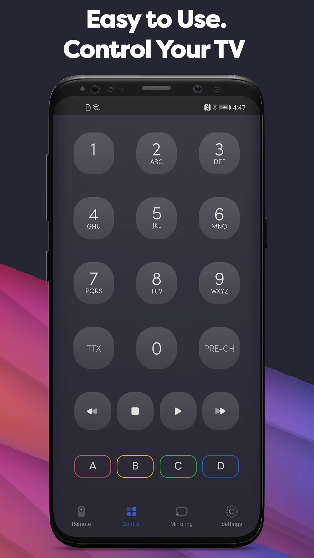 لقطة شاشة Universal TV Remote Control %د