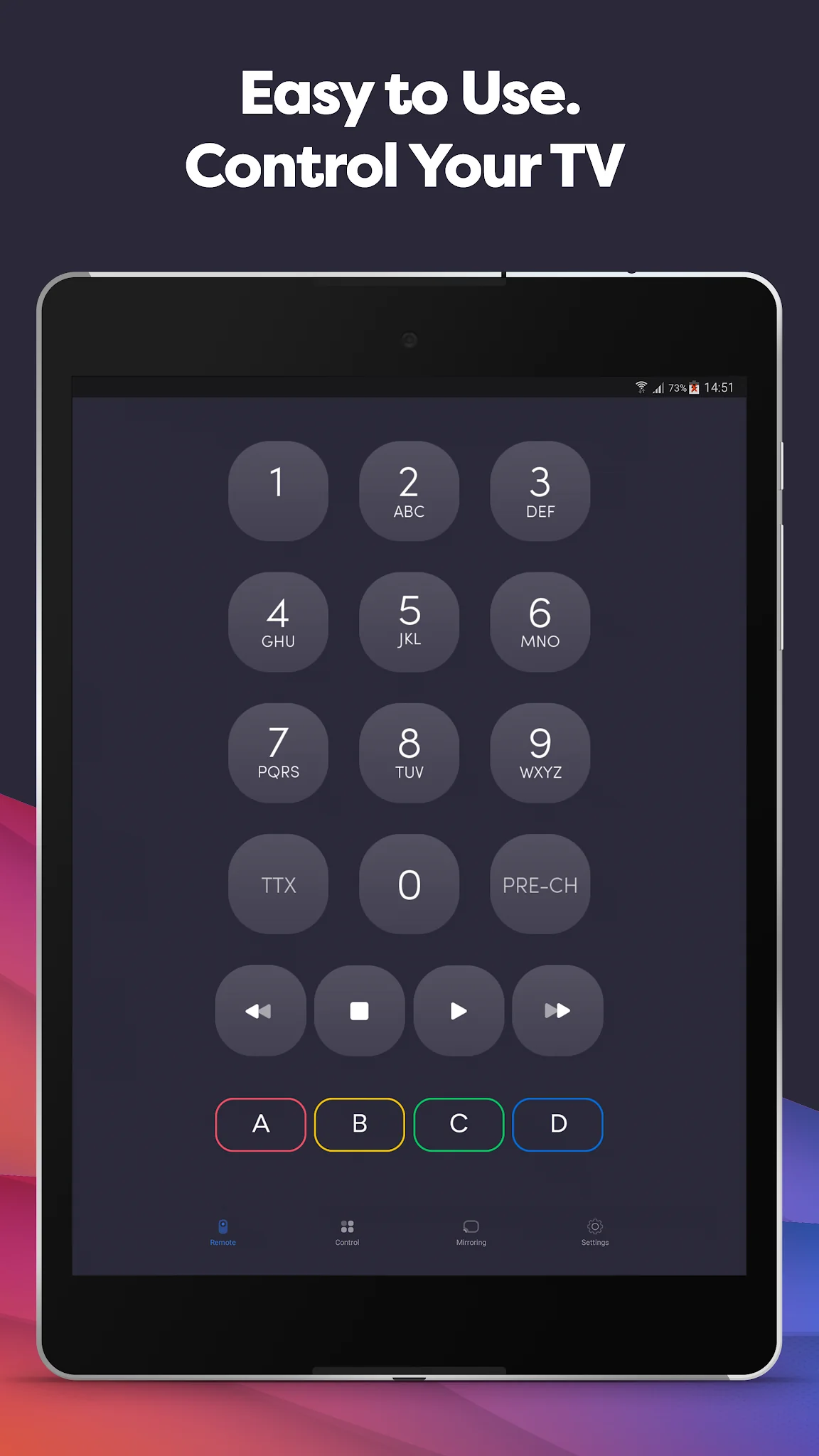 لقطة شاشة Universal TV Remote Control %د