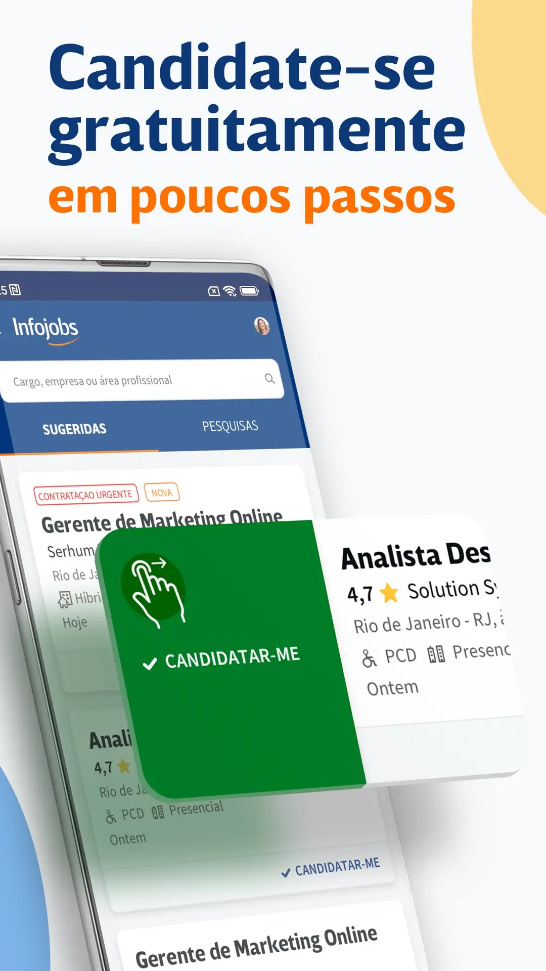 Скріншот Vagas de emprego - Infojobs 3