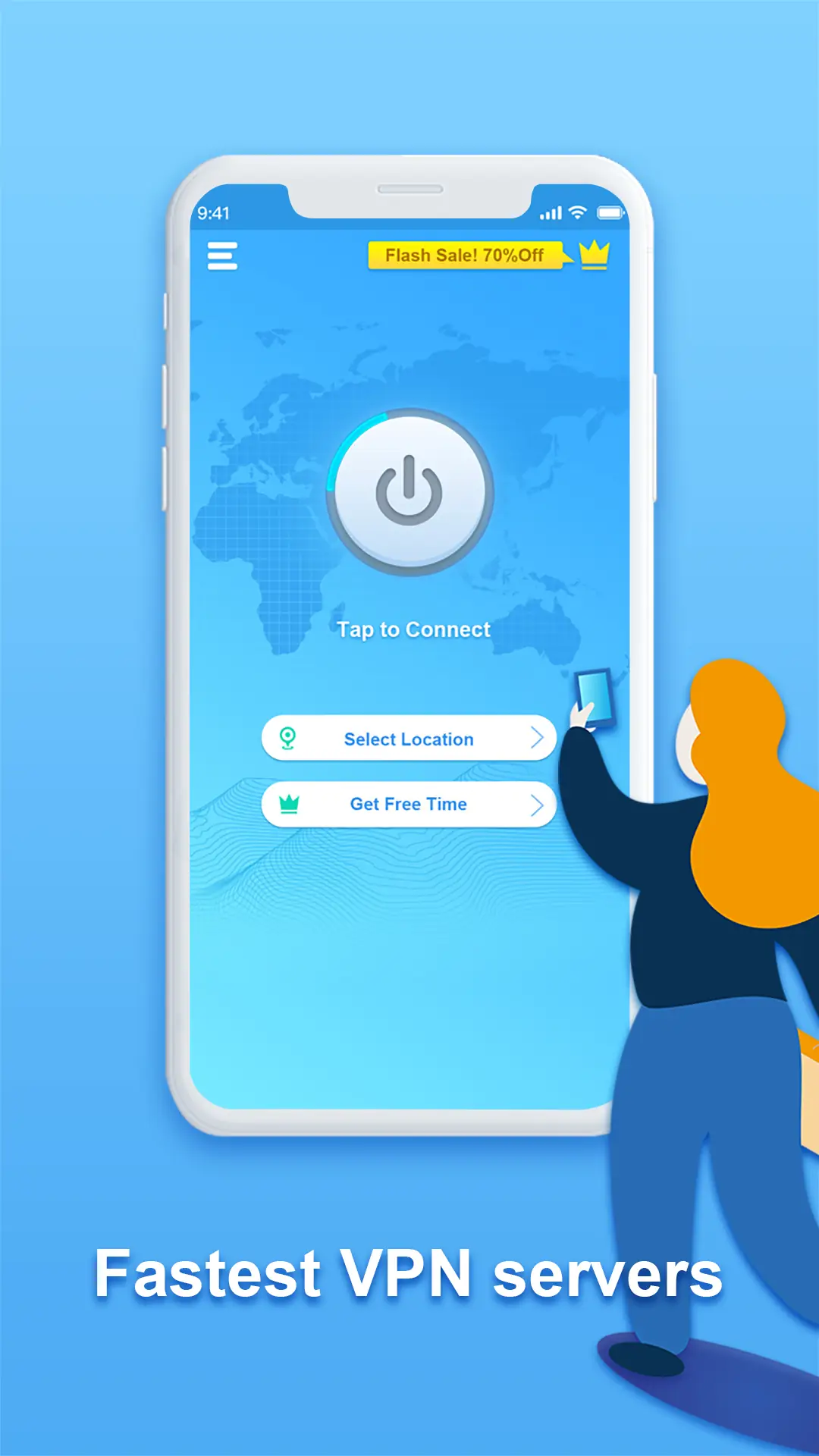 Capture d'écran Speedy Quark VPN - VPN Master 2
