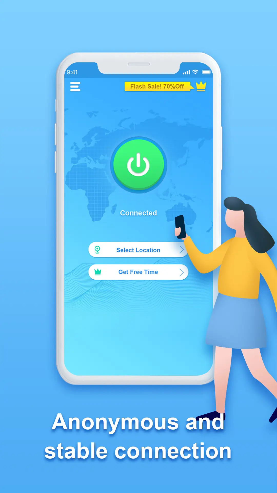 Capture d'écran Speedy Quark VPN - VPN Master 4