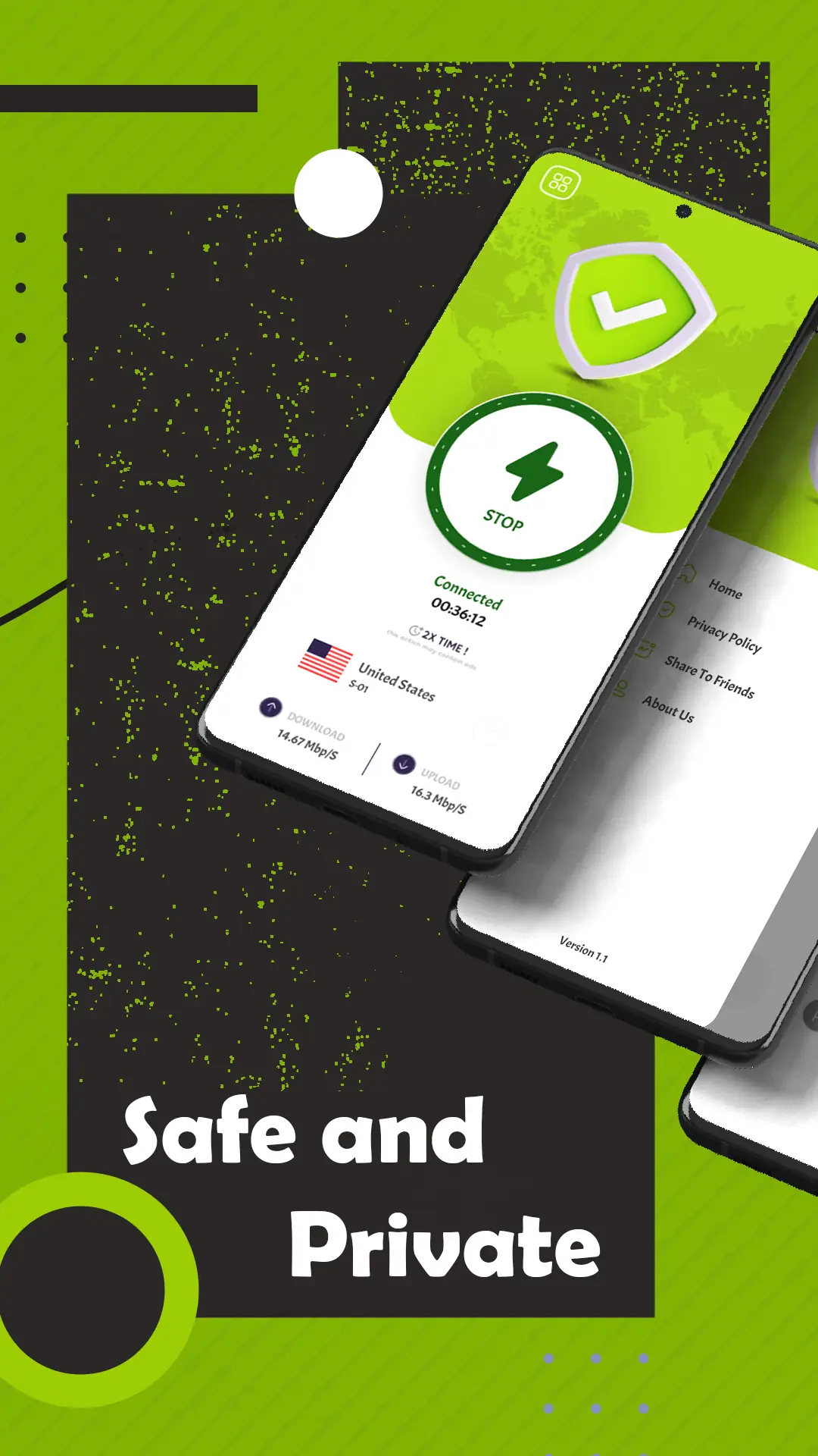 Captura de tela Air VPN 5