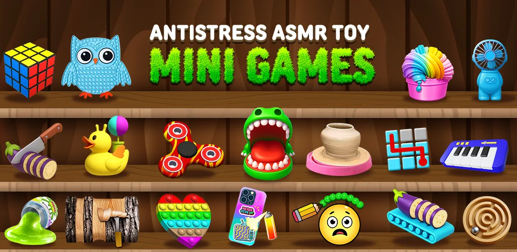 Antistress Relaxing Mini Games игра обложка для Android