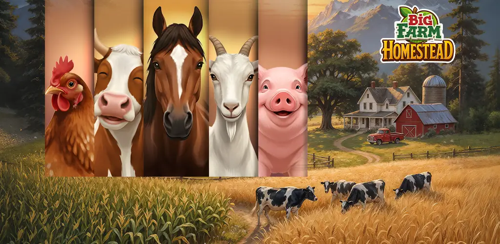 Big Farm Homestead jeu cover art for Android