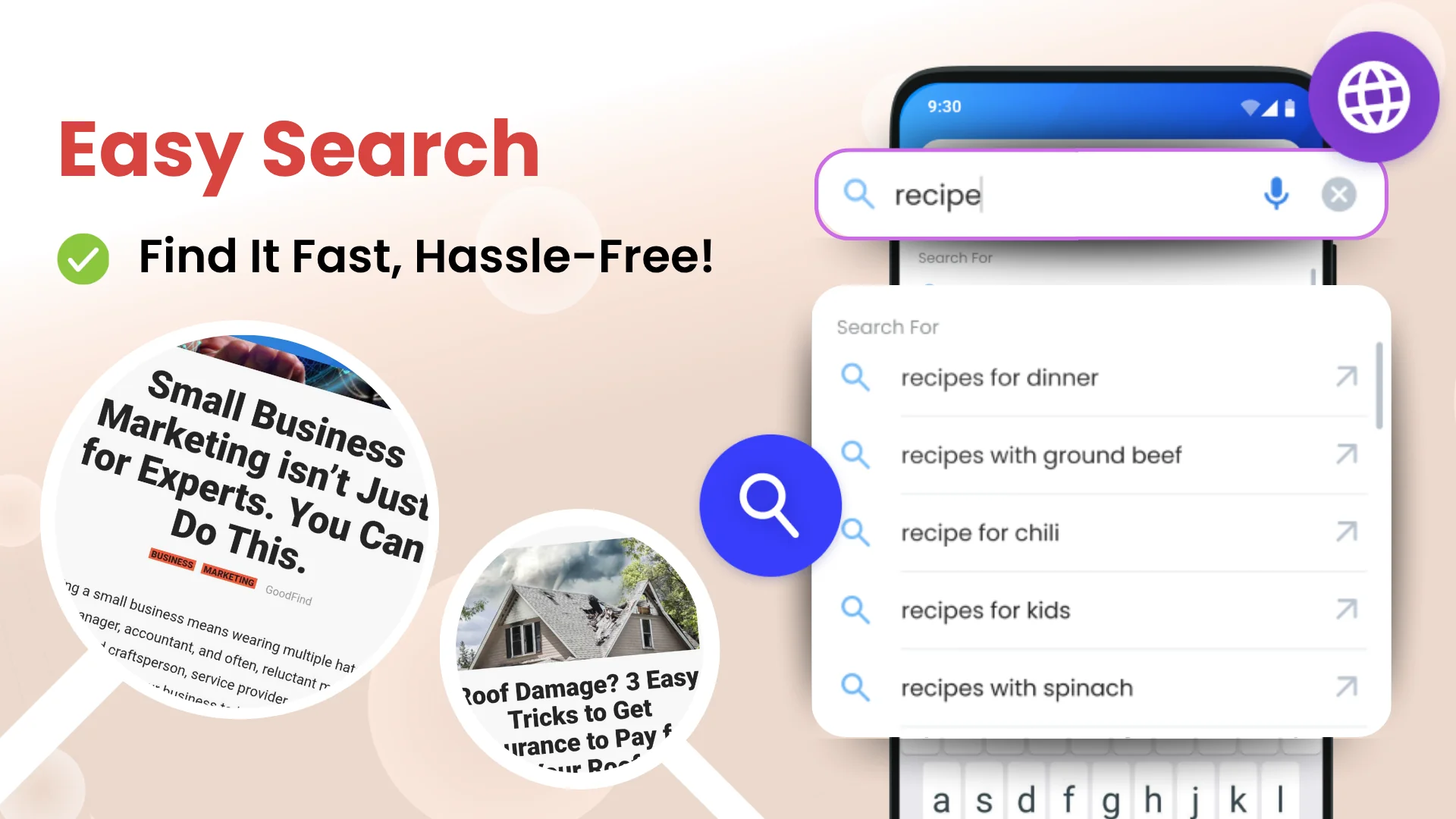 ภาพหน้าจอ Big Keyboard: Easy Homescreen 6