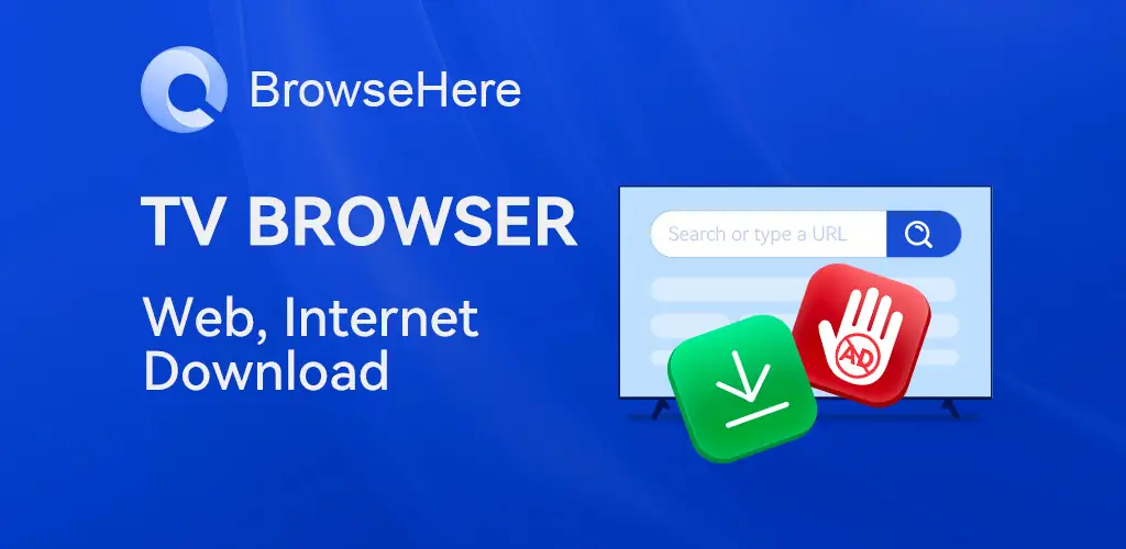 Navigateur TV Web - BrowseHere application cover art for Android
