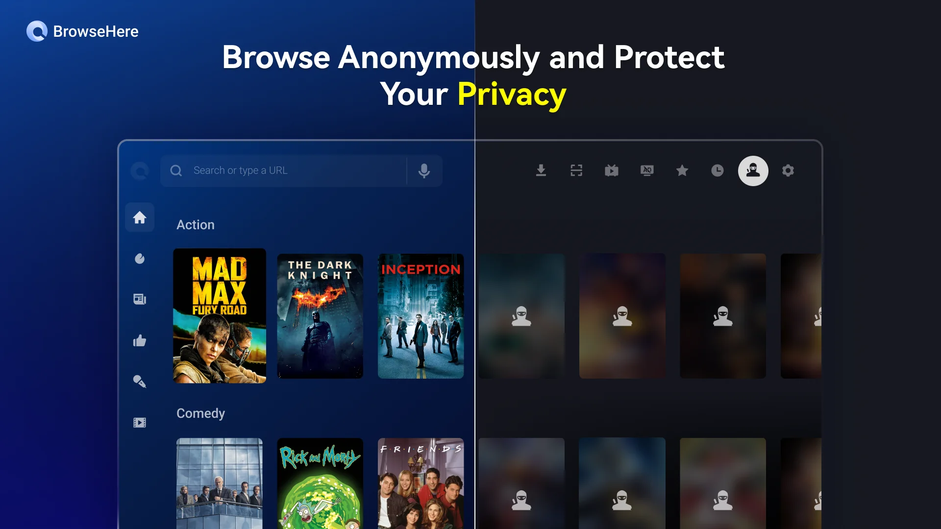 Capture d'écran Navigateur TV Web - BrowseHere 2