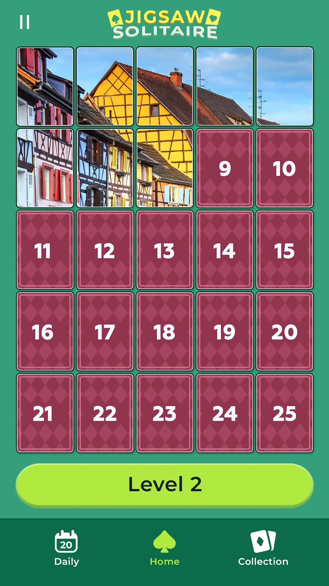 لقطة شاشة Cardscapes: Jigsaw Puzzle %د