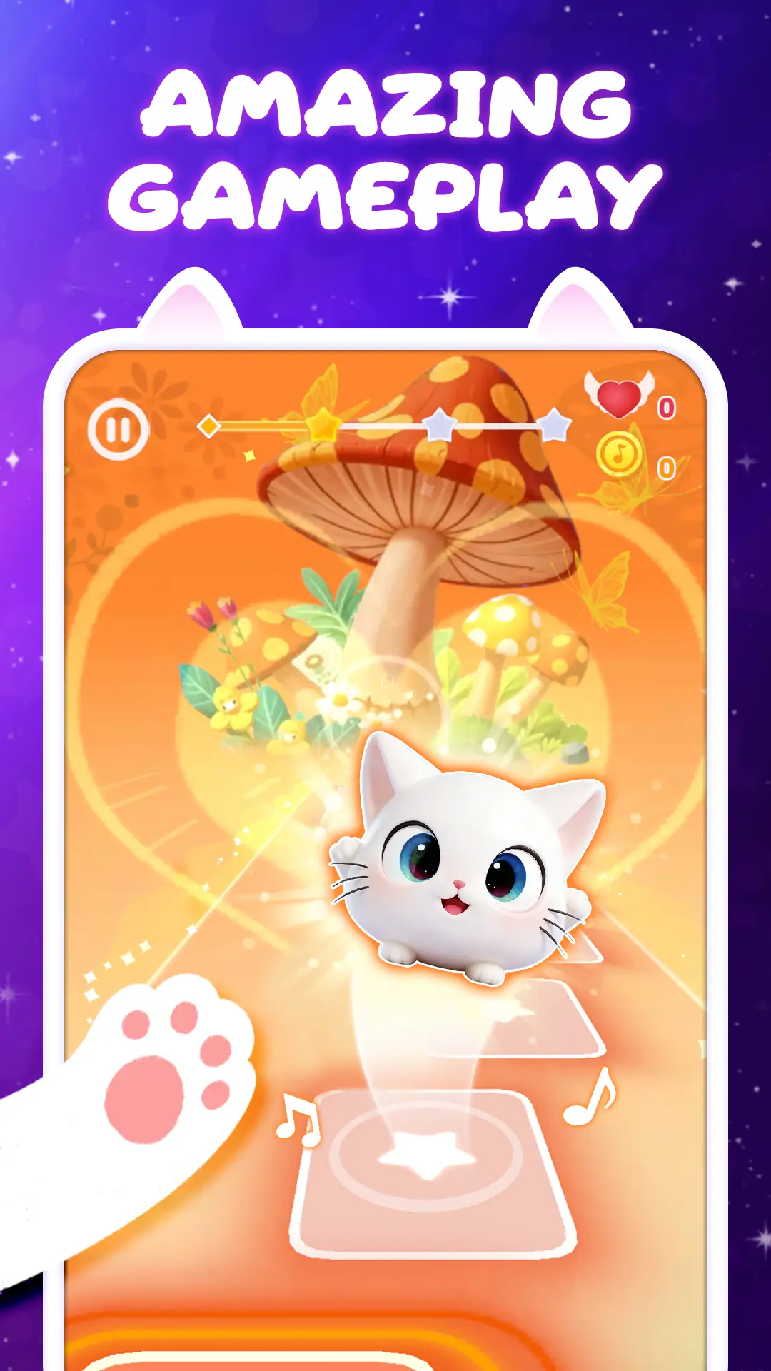 截图 Cat Beats - Tiles Music Games 1