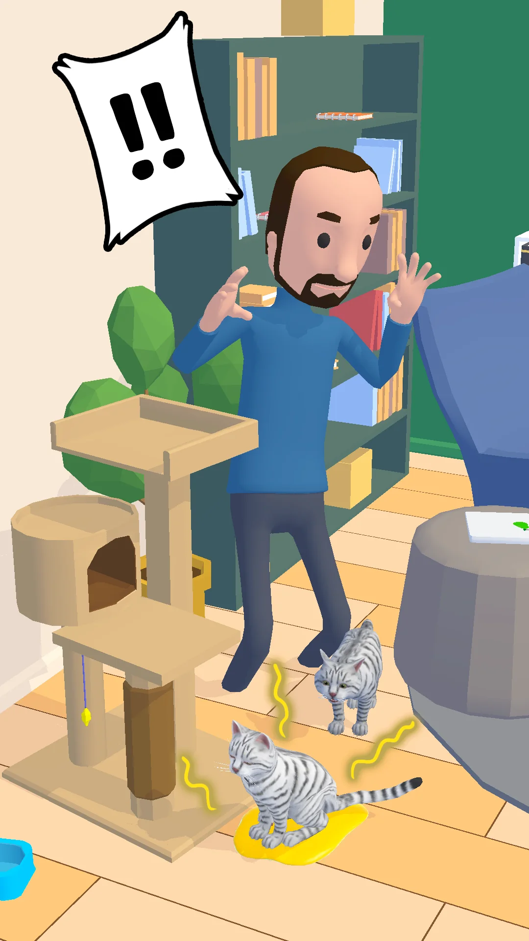 Cat Choices: Virtual Pet 3D képernyőkép 3
