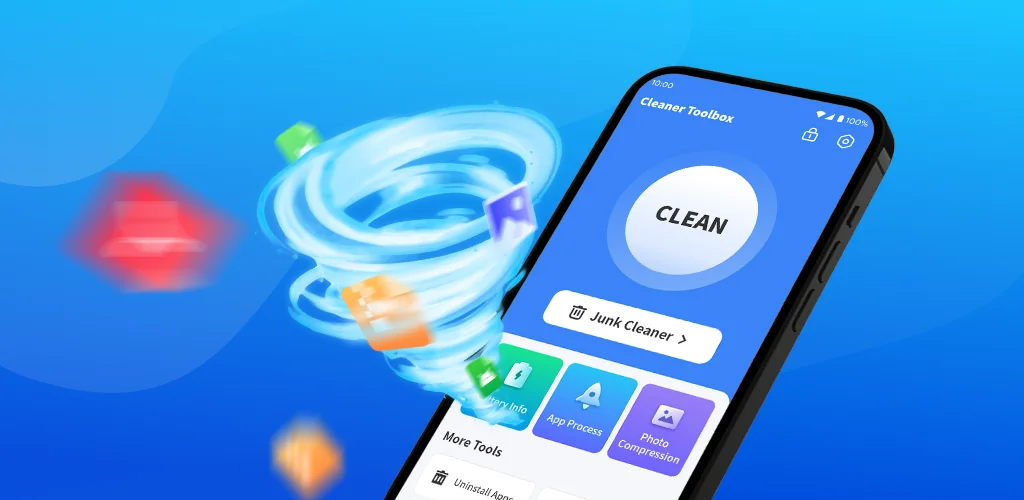 Cleaner Toolbox aplikacja okładka dla Androida