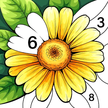 Color Oasis - Color by Number Icono