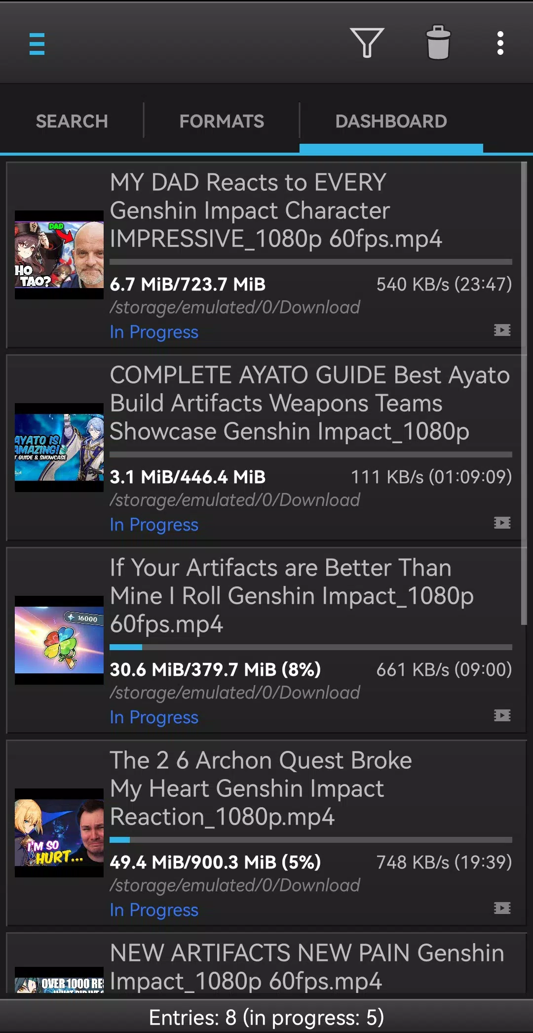 Captura de pantalla Dentex YouTube Downloader 6