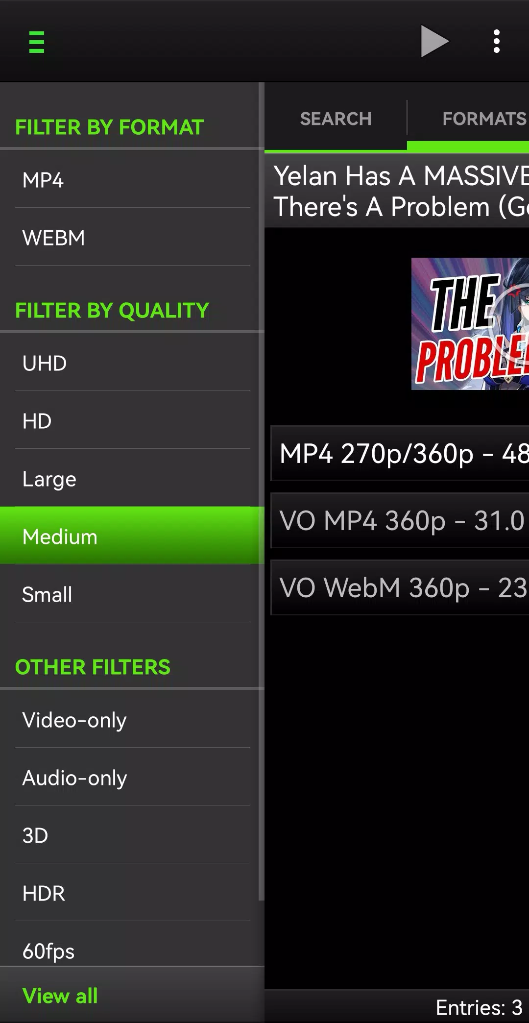 Captura de pantalla Dentex YouTube Downloader 7