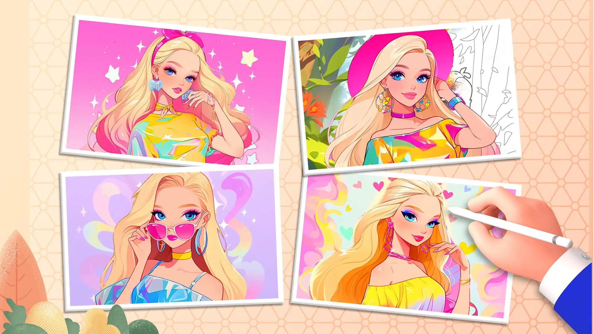 Doll Color: Princess Coloring képernyőkép 8