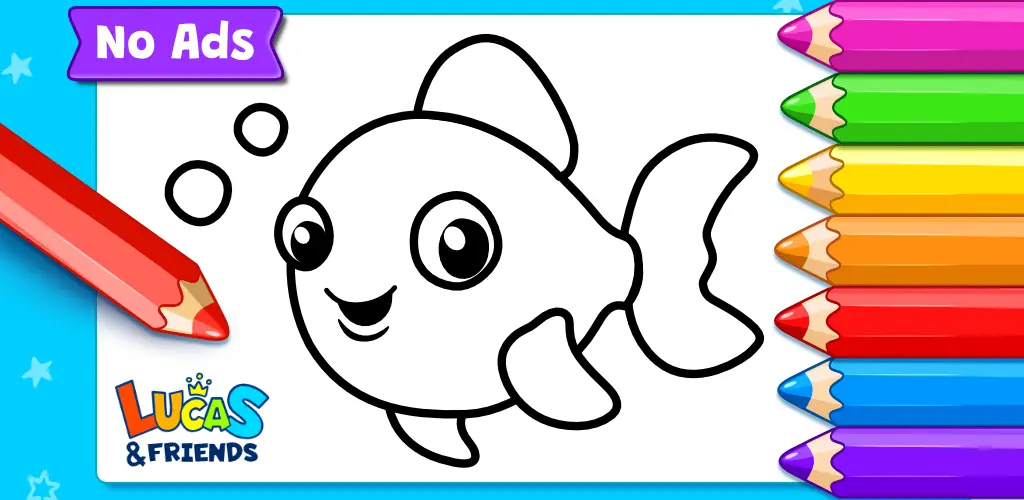 Drawing Games: Draw & Color game cover art for Android