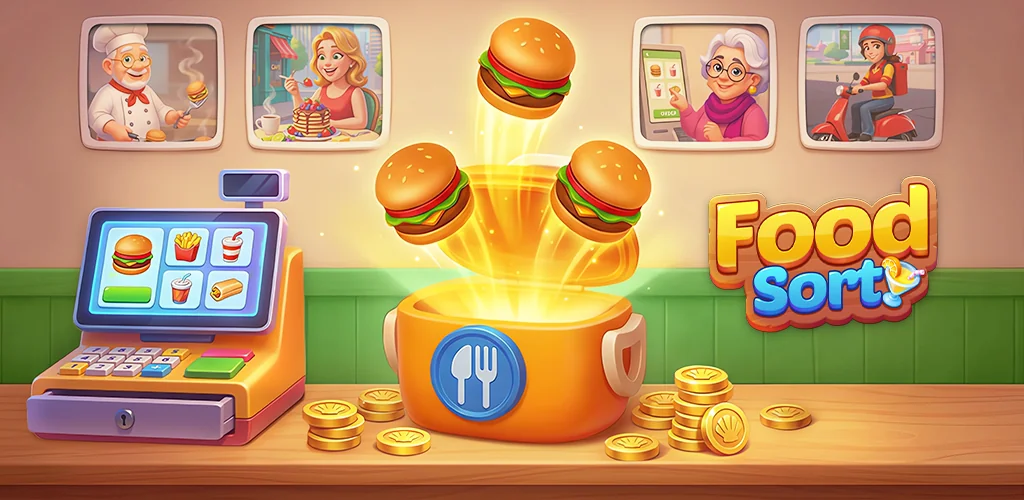 Ordena Comida: Puzzle juego carátulas para Android