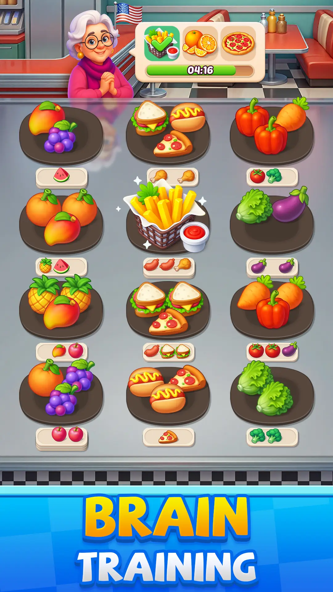Captura de pantalla Ordena Comida: Puzzle 5