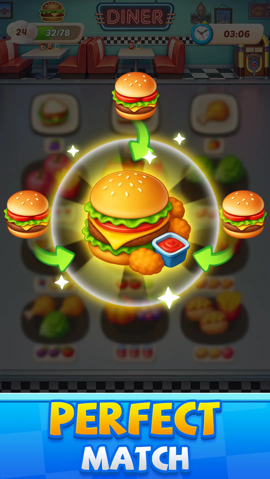 Captura de pantalla Ordena Comida: Puzzle 6