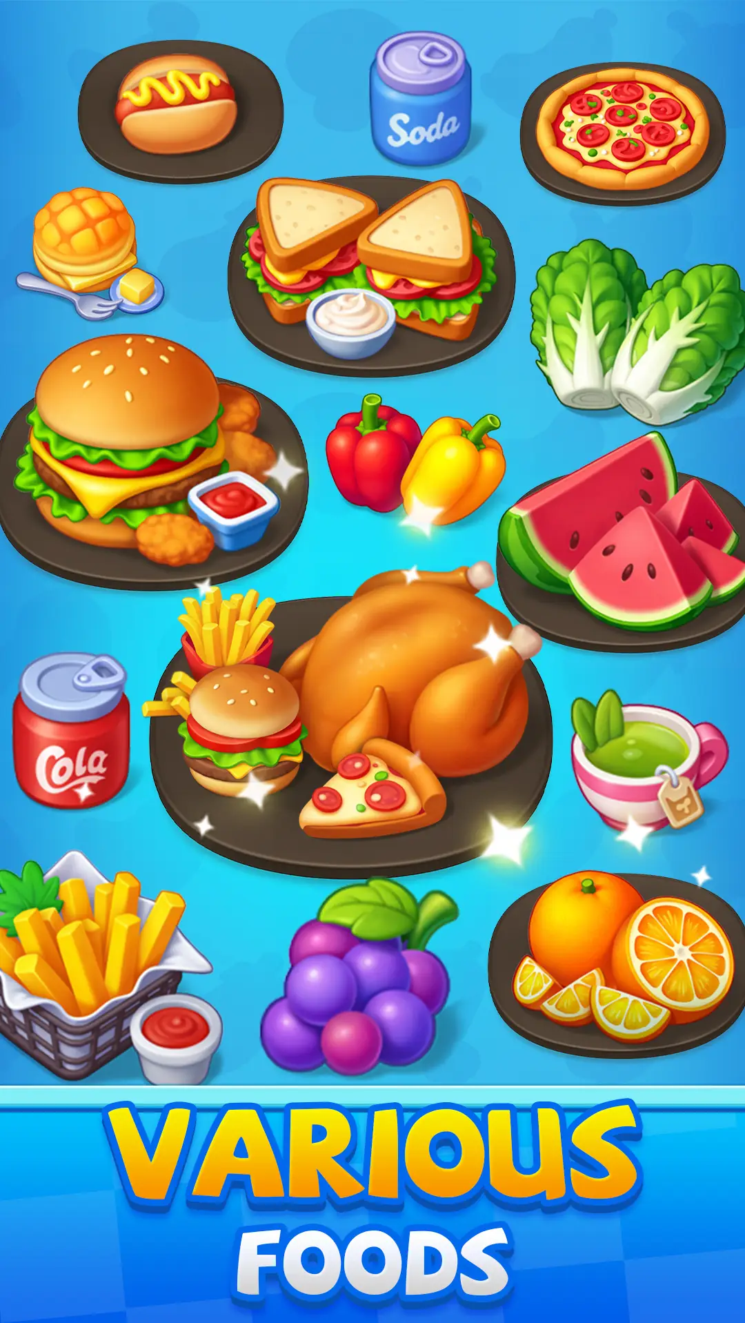 Captura de pantalla Ordena Comida: Puzzle 7