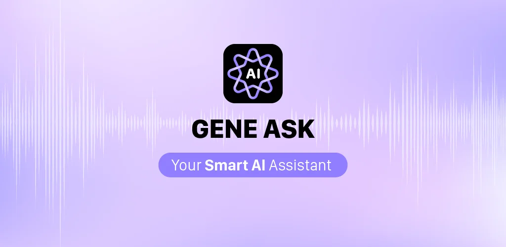 Gene اسأل: المساعد الذكي AI برنامج غلاف فني للأندرويد