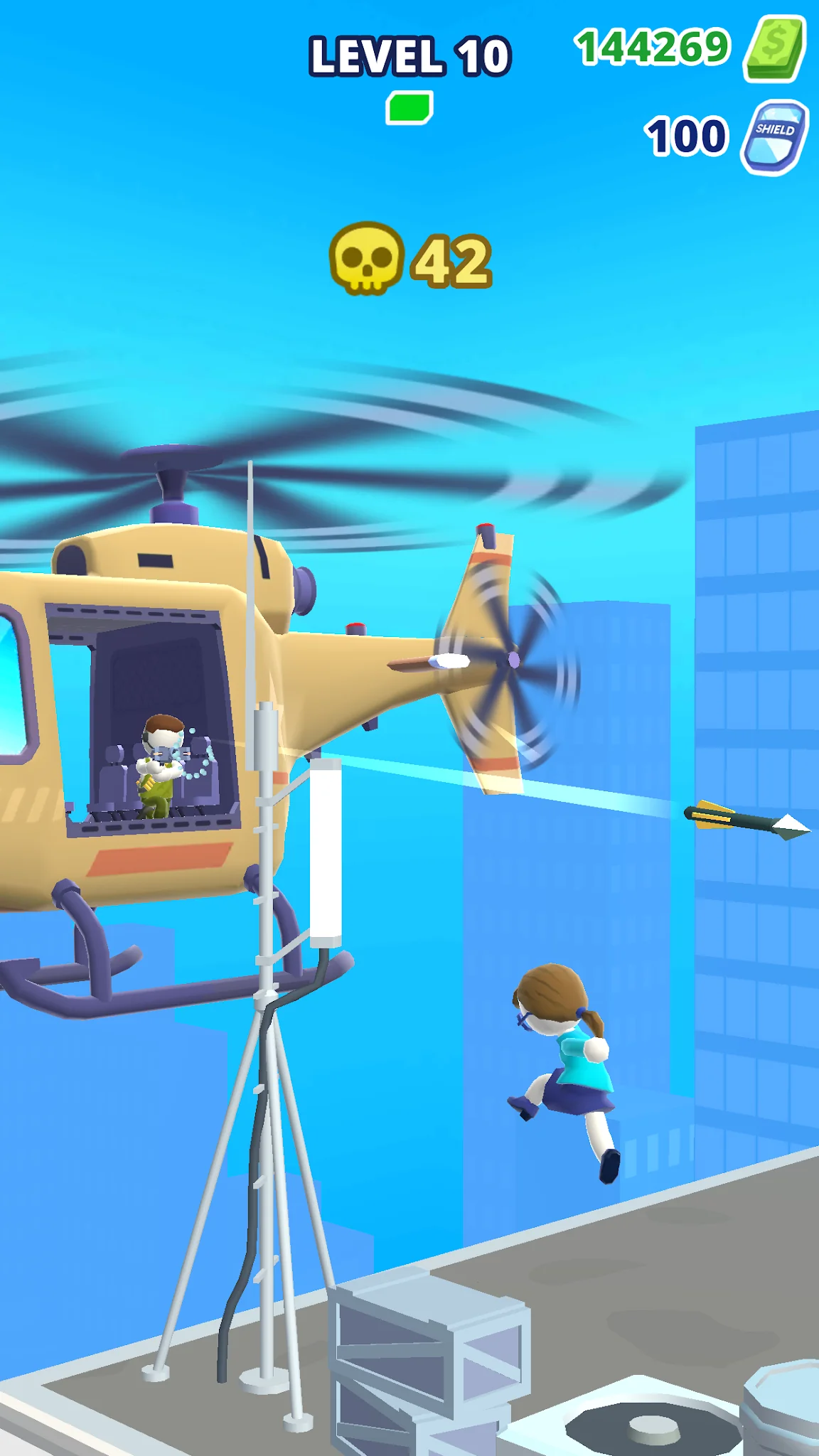 Capture d'écran Helicopter Escape 3D 2