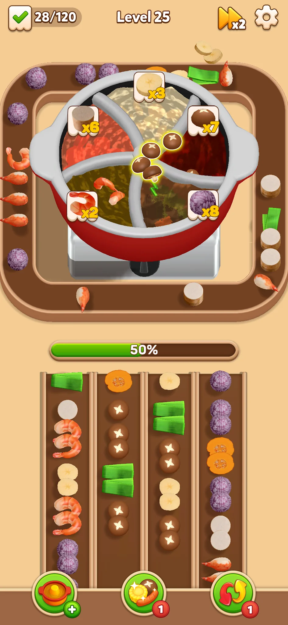 Captură de ecran Hotpot Fever: Food Games 1