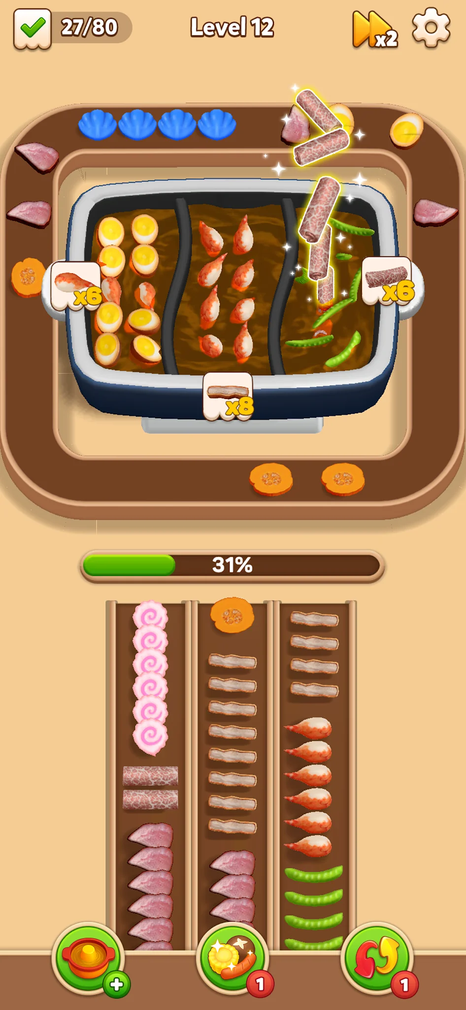 Captură de ecran Hotpot Fever: Food Games 4