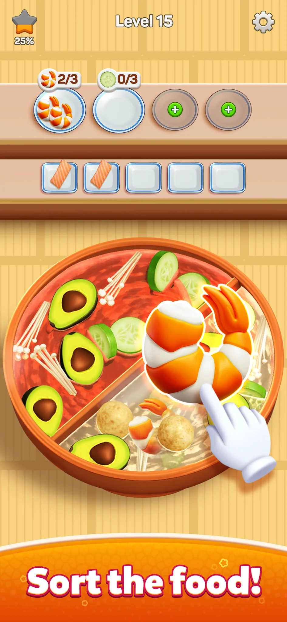 截图 Hotpot Go: Food Sort 1