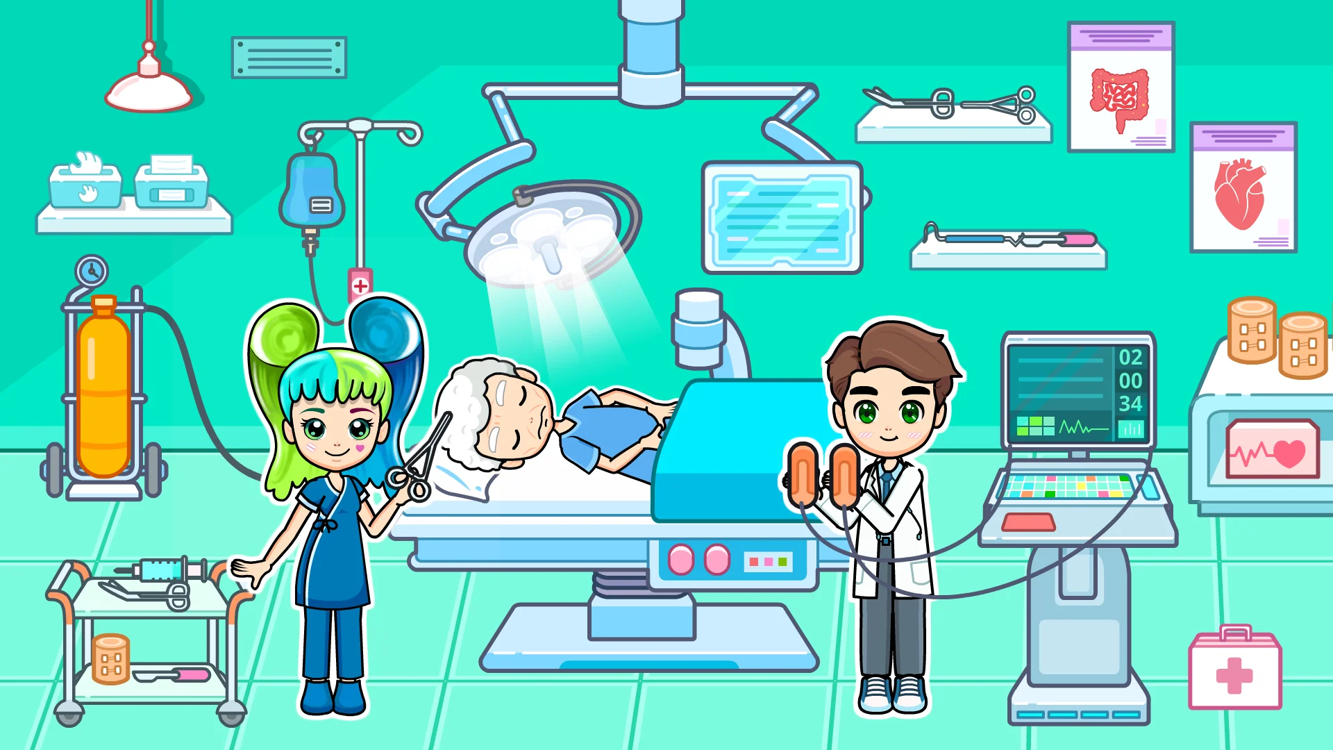 Снимка на екрана Tizi Town болница: игри доктор 4