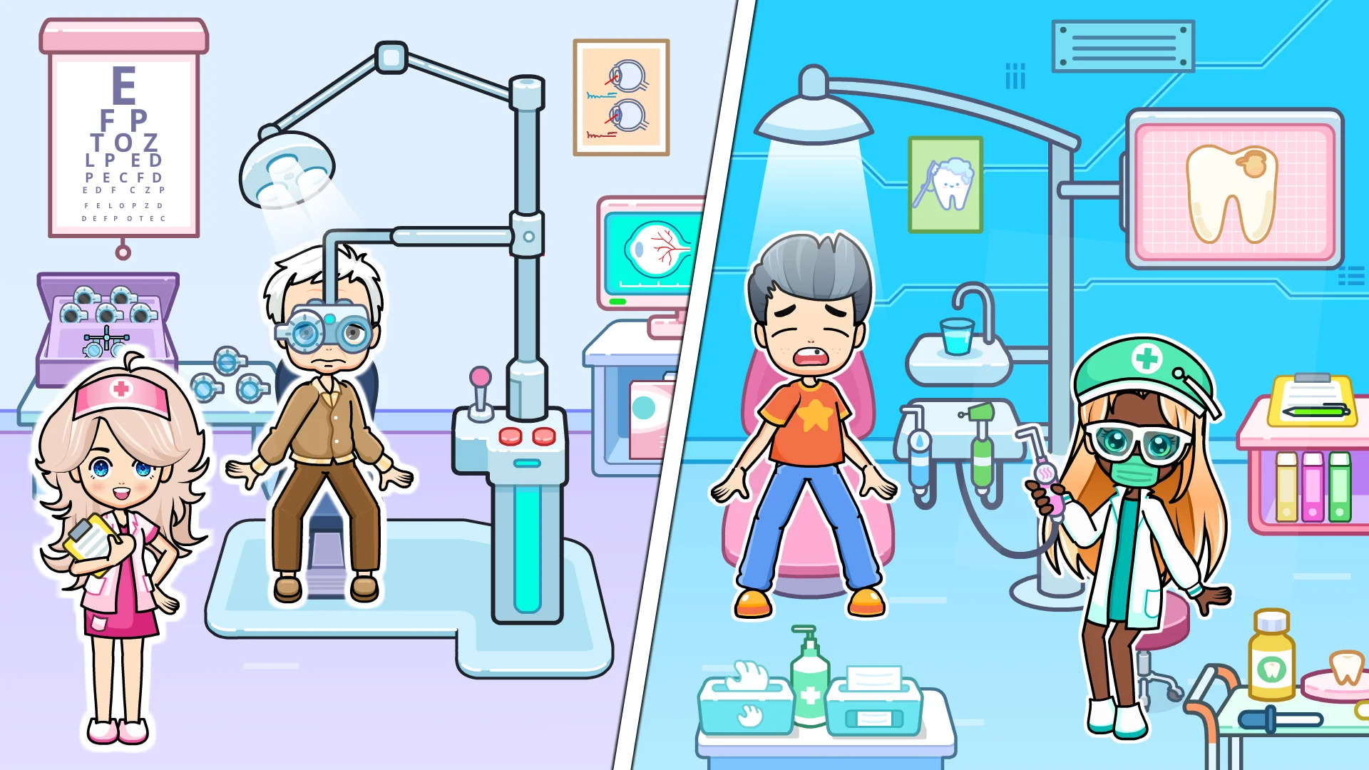 Снимка на екрана Tizi Town болница: игри доктор 5