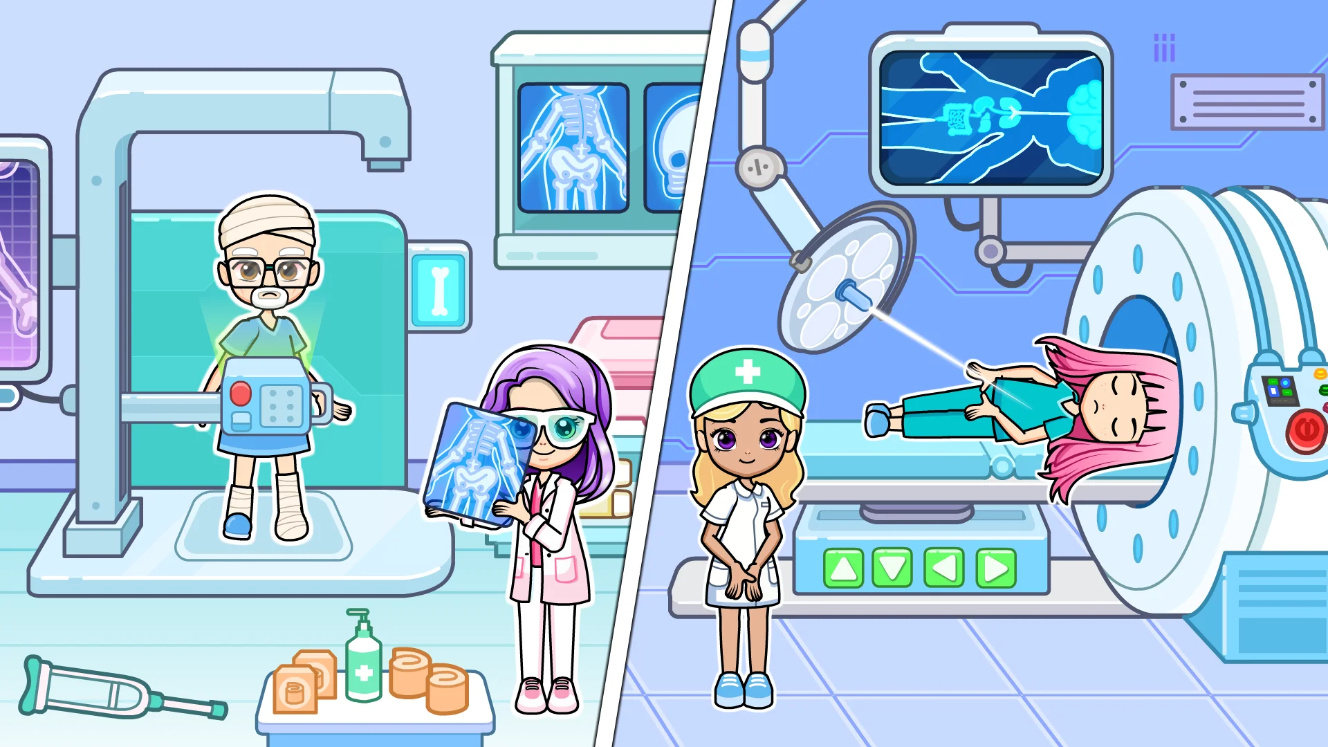 Снимка на екрана Tizi Town болница: игри доктор 6