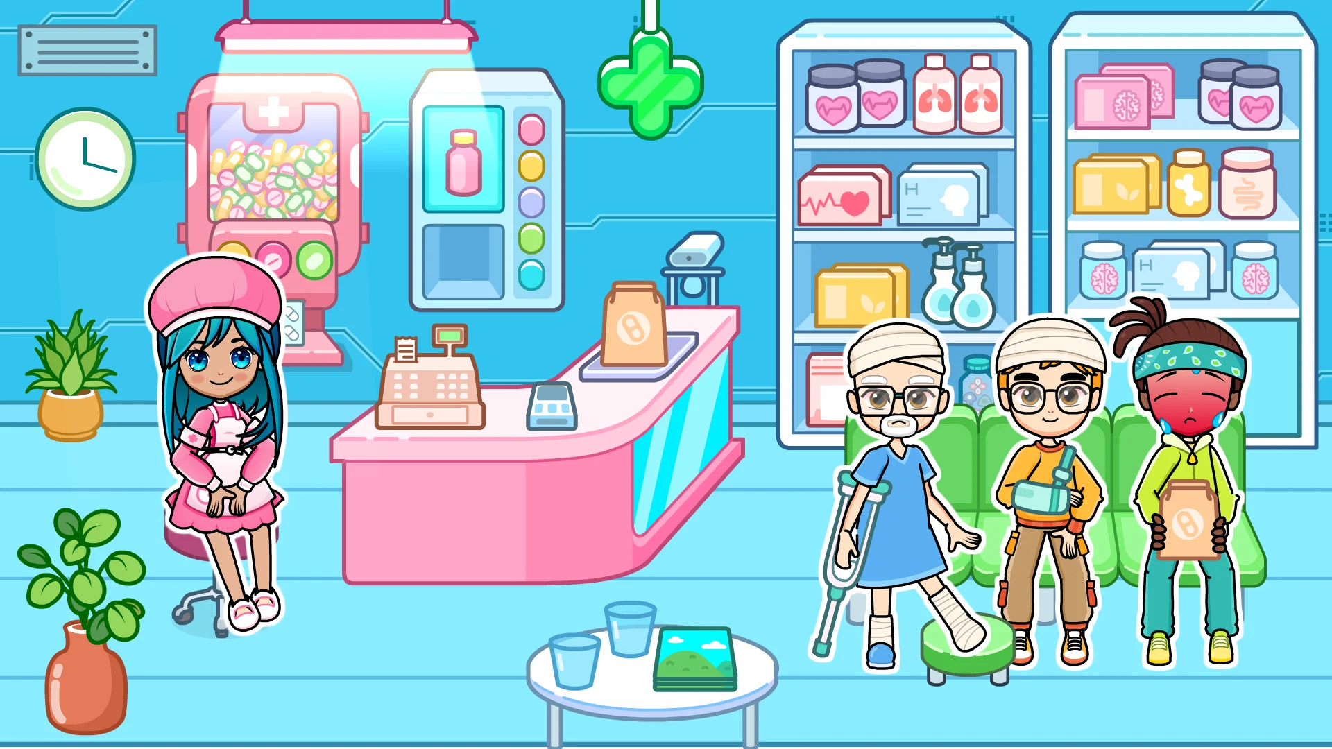 Снимка на екрана Tizi Town болница: игри доктор 7