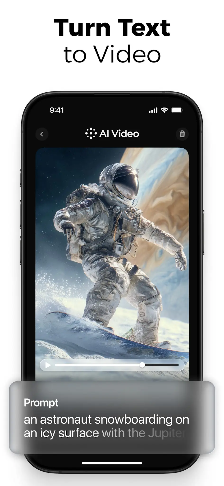 Captură de ecran AI Video - AI Video Generator 4