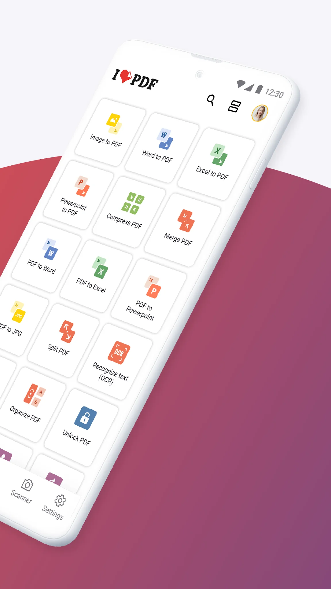 截图 iLovePDF - PDF编辑器和阅读器 2