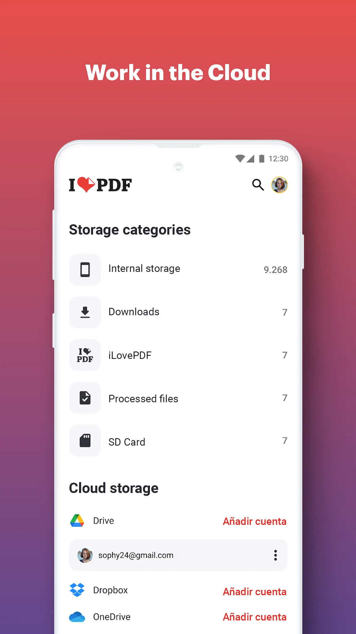 截图 iLovePDF - PDF编辑器和阅读器 8