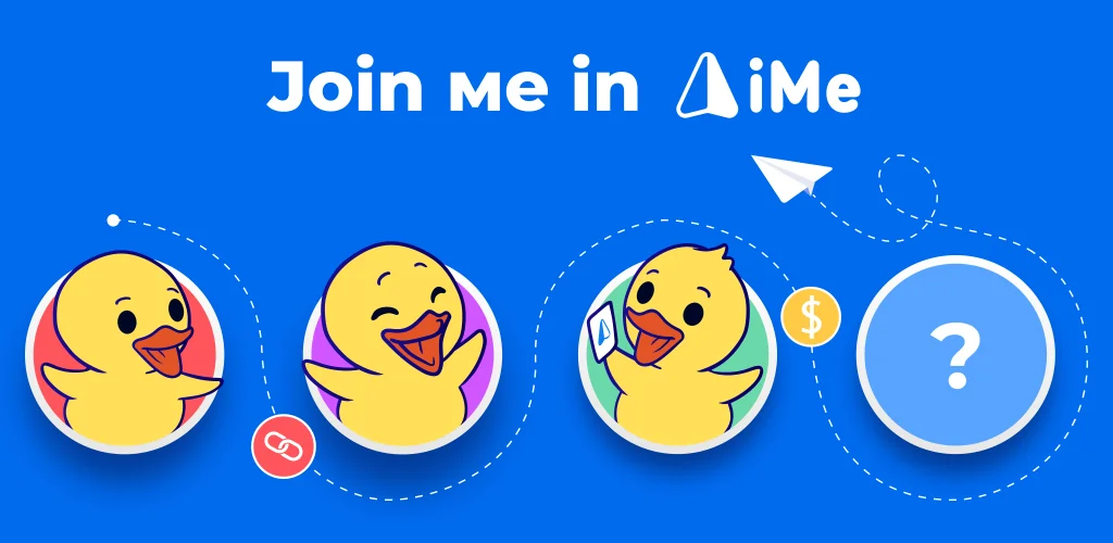 iMe: Messenger AI Sicuro app copertina per Android
