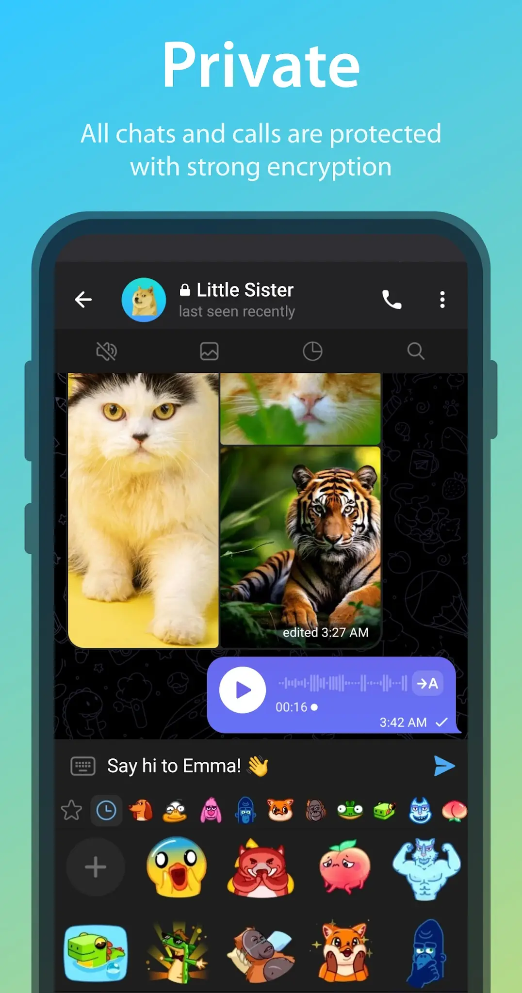 Schermata iMe: Messenger AI Sicuro 6