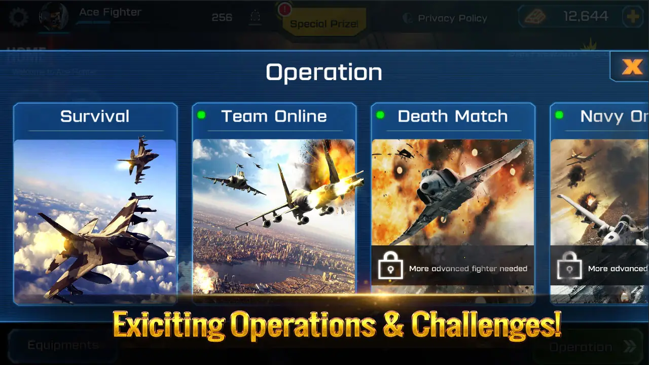 Screenshot Ace Fighter: Modern Air Combat 7