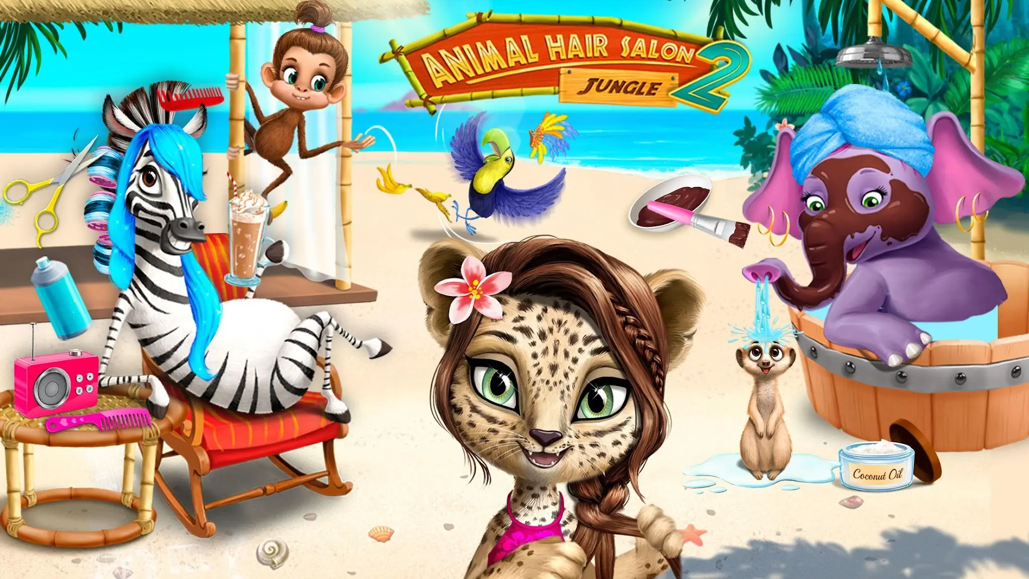 Snímek obrazovky Jungle Animal Hair Salon 2 2