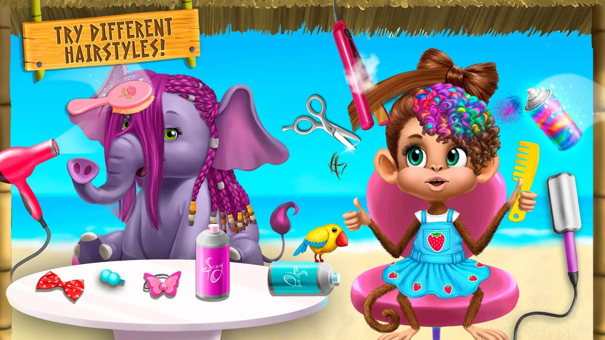 Snímek obrazovky Jungle Animal Hair Salon 2 7