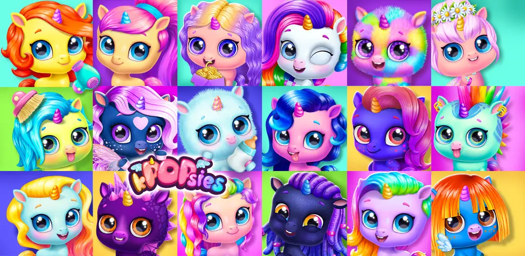Kpopsies - Hatch Baby Unicorns játszma, meccs borítókép Androidhoz